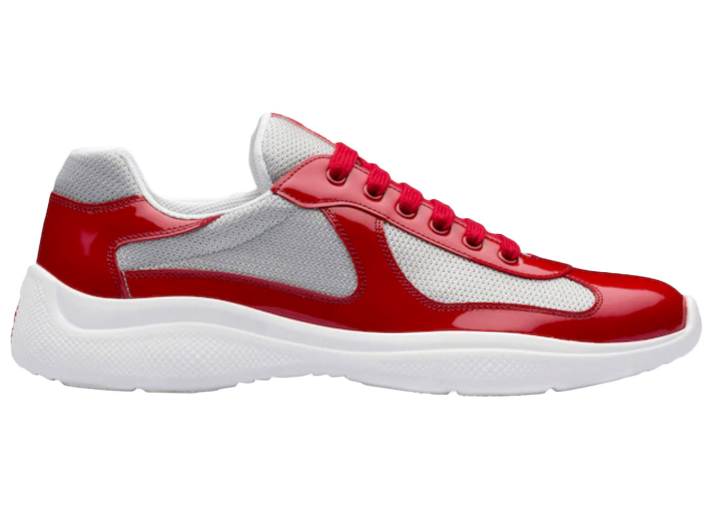 Sneakers och skor Prada America's Cup 'Red Silver' Röd | 4E3400_ASZ_F0F5C, 0