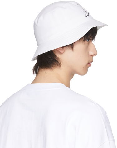 Hatt We11done We11done Basic Logo Bucket Hat Vit | WD-AH1-22-407-U-WH, 2