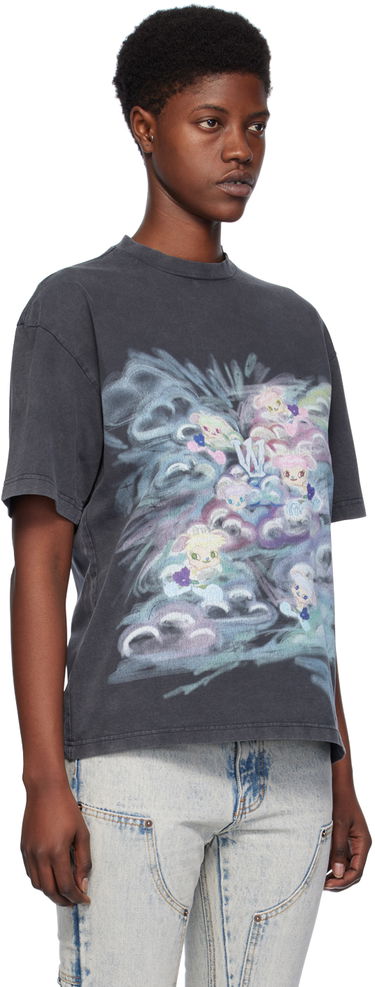 T-shirt We11done We11done Printed T-Shirt Svart | WD-TT0-24-729-U-BK, 1