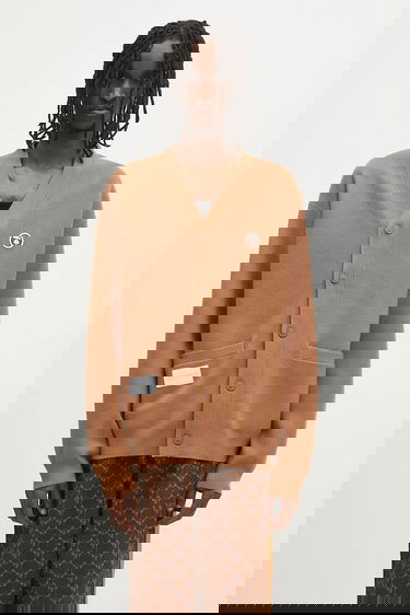 Sweater AAPE by A Bathing Ape AAPE Now Knit Cardigan Brun | AAPKNMB335XXN, 0