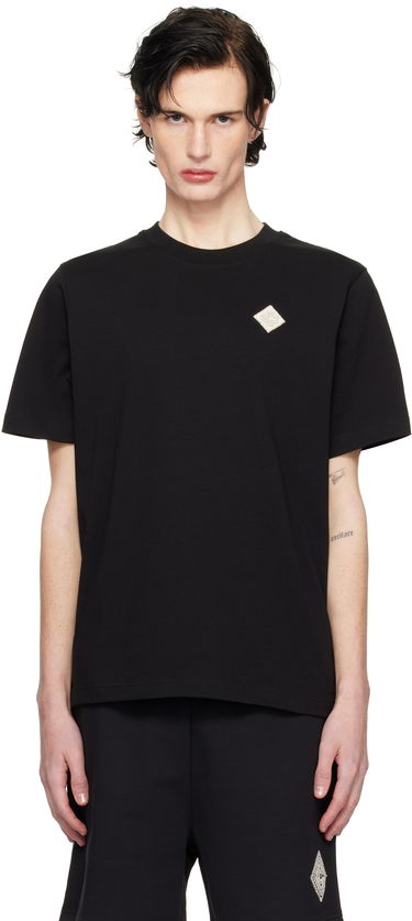 T-shirt Casablanca Pearl Diamond Patch T-Shirt Svart | MPS25-JTS-001-10, 0