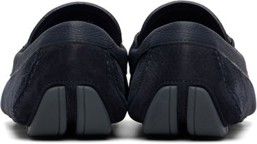 Sneakers och skor FERRAGAMO Salvatore Ferragamo Gancini Ornament Driver Loafers Mörkblå | 786963, 1