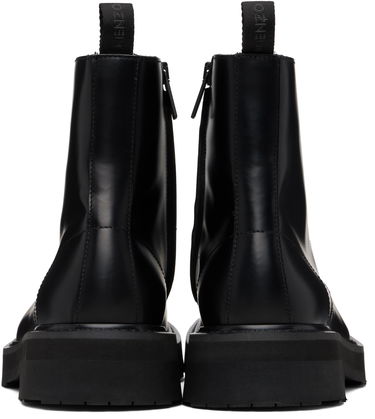 Sneakers och skor KENZO Kenzo Paris KENZOSMILE Lace-Up Boots Svart | FF65BT111L52, 1