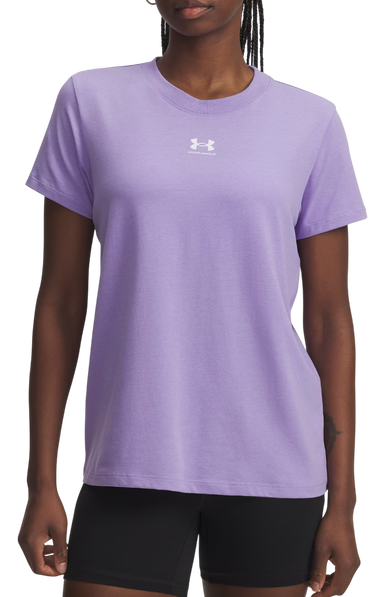 T-shirt Under Armour Rival Core Short Sleeve T-Shirt Purpur | 1383648-538, 0