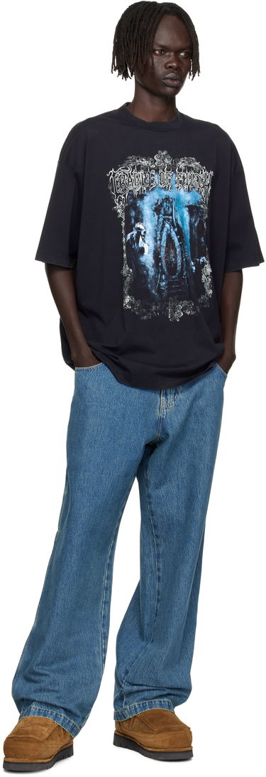 T-shirt VETEMENTS Vetements Cradle of Filth Oversized T-Shirt Svart | UCF76TR800B, 3