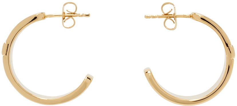 Örhängen A.P.C. Gold Grace Hoop Earrings Gul | MEAEC-F70848
