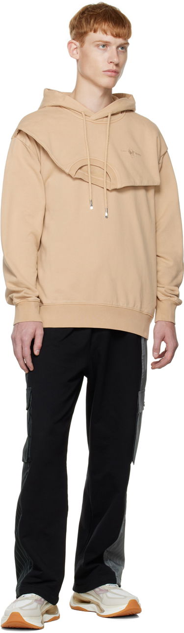 Sweatshirt Feng Chen Wang Feng Chen Wang Paneled Hoodie Beige | FMF14HD04, 3