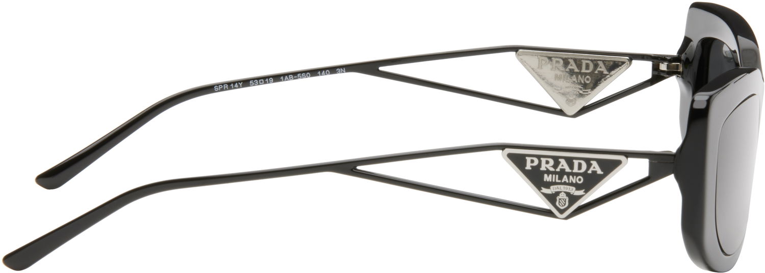 Solglasögon Prada Triangle Logo Sunglasses Svart | 0PR 14YS 8056597627375, 1