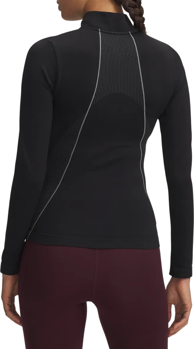 T-shirt Under Armour Long Sleeve Vanish Seamless Quarter Zip Top Svart | 6000644-003, 1