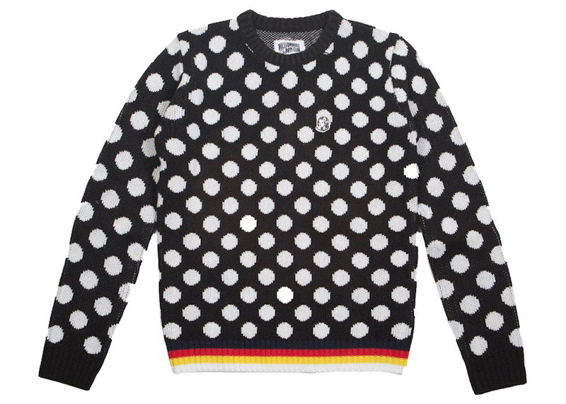 Sweater BILLIONAIRE BOYS CLUB Billionaire Boys Club Polka Dot Crewneck Sweater Svart | 8818501BLK