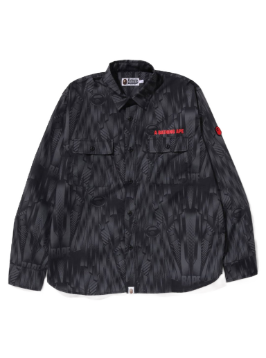 Skjorta BAPE Speed Racer Relaxed Fit Shirt Svart | 1J30-131-003