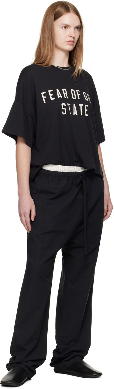 T-shirt Fear of God Fear of God ESSENTIALS Boxy T-shirt Svart | 125SP257160FW, 3