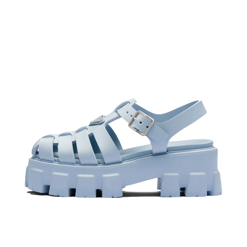 Sneakers och skor Prada Monolith Foam Rubber 55mm Sandals Blå | 1X853M_3LKK_F0012_F_055