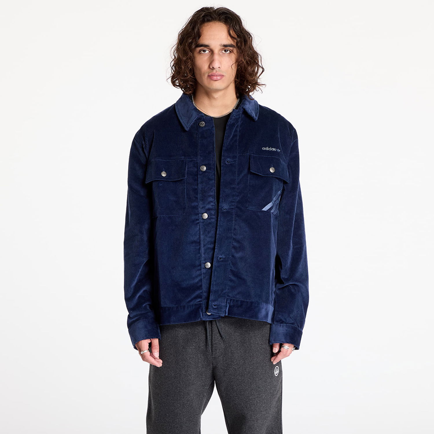 Jacka adidas Originals Coach Jacket Night Indigo Mörkblå | IX9609, 0