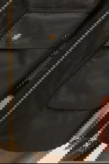 Jacka Barbour Barbour Highclere Waxed Cotton Jacket Grön | LWX1262, 6