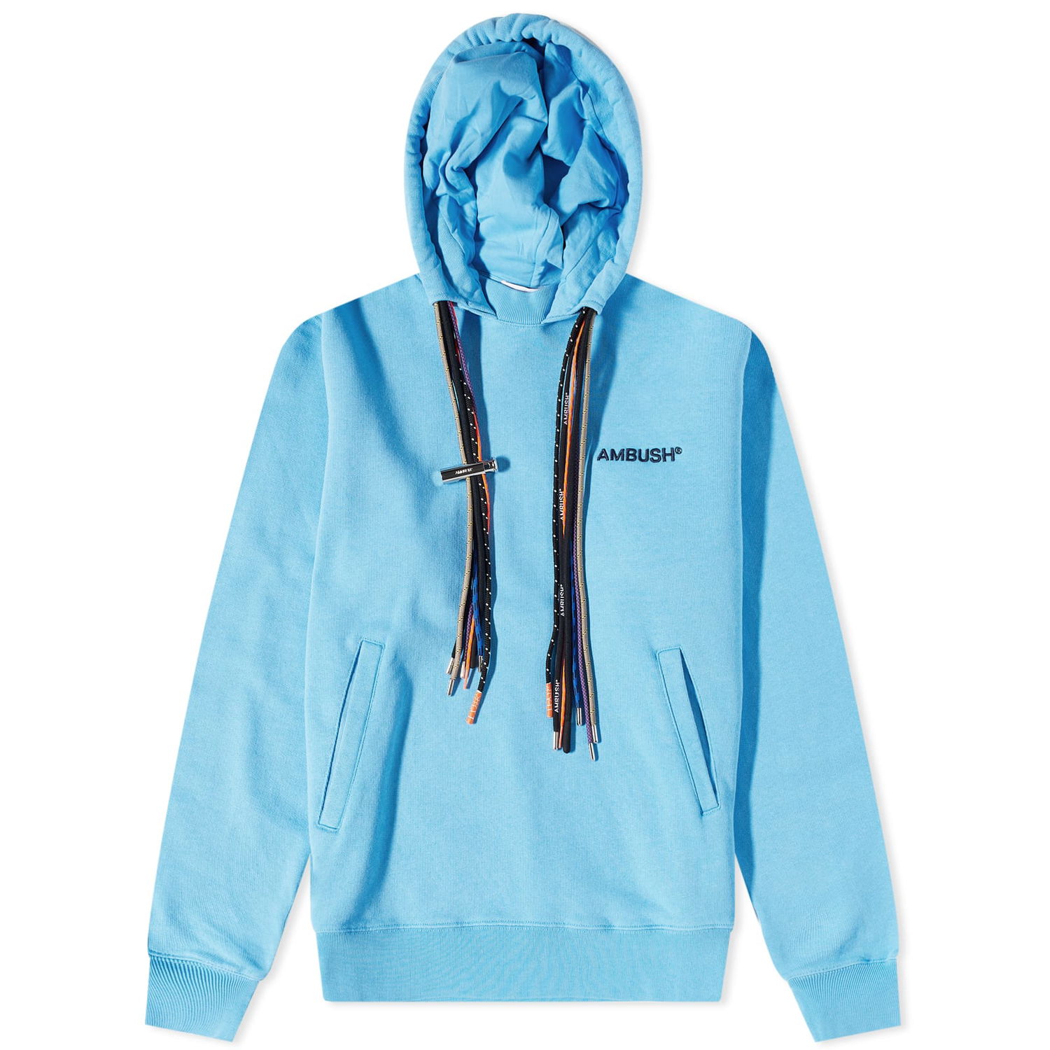 Sweatshirt Ambush Multicord Popover Hoodie Blå | BMBB021S23FLE0014345, 0