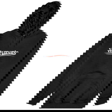 Sweatshirt VETEMENTS Campaign Logo Hoodie Svart | UE64HD440B, 0