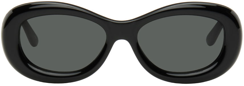 Solglasögon Courrèges Oval Sunglasses Svart | 322ALU003AC0006, 0