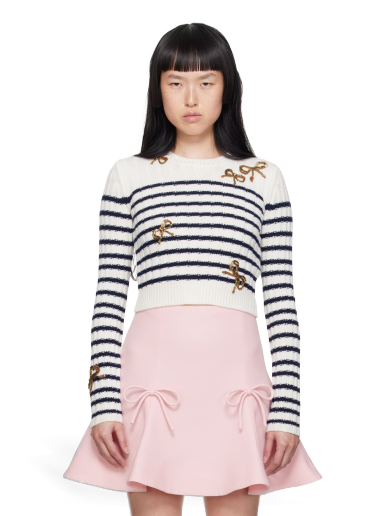 Sweater Valentino Bow Vit | 3B3KC47D847