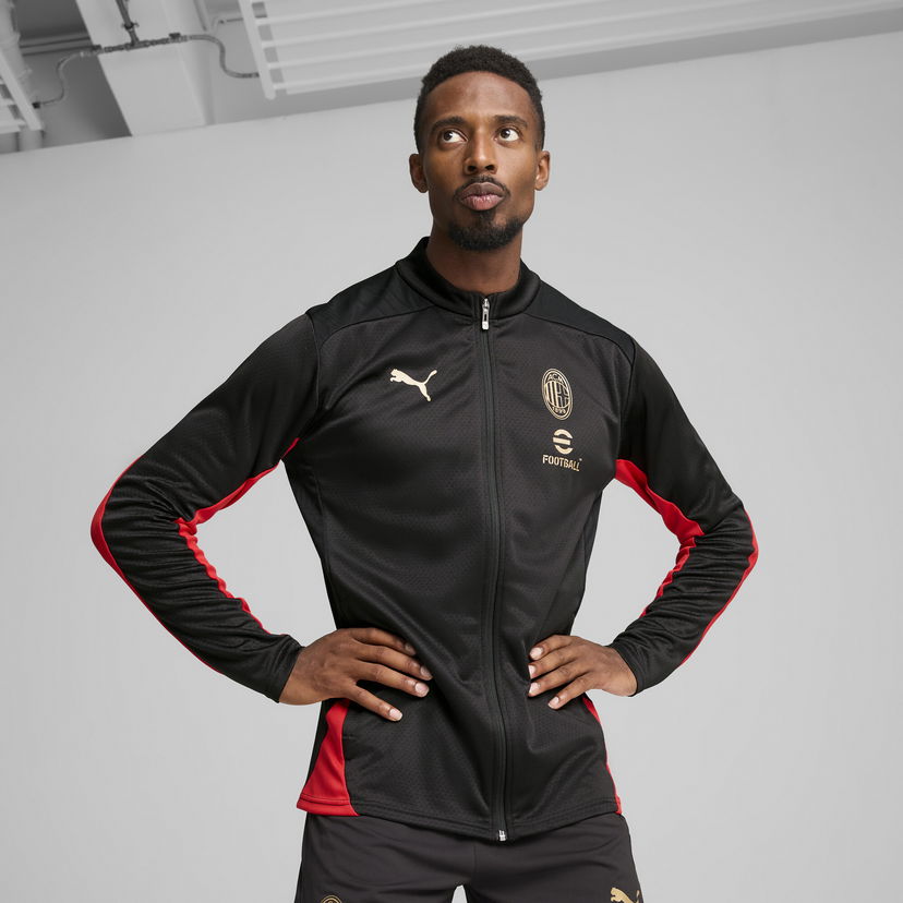 Träningsoverall Puma AC Milan Men's Training Jacket Svart | 777508_04