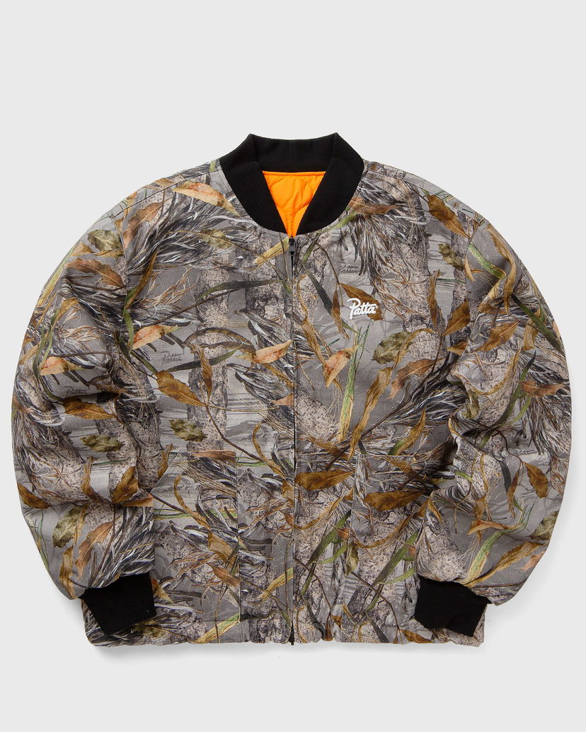 Bomberjacka Patta Nature Print Reversible Canvas Bomber Jacket Beige | POC-AW24-4000-348-0015-160