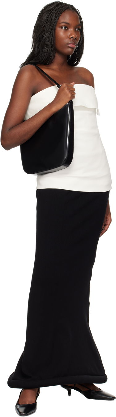 Axelväska BY FAR Patent Leather Shoulder Bag Svart | MWBSB053CL017BK001PL, 3