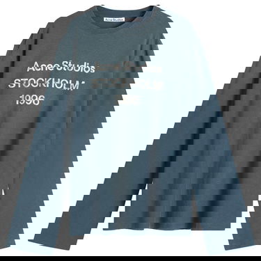 T-shirt Acne Studios 1996 Edden Long Sleeve T-Shirt, Size Large Blå | CL0197-BPA, 1