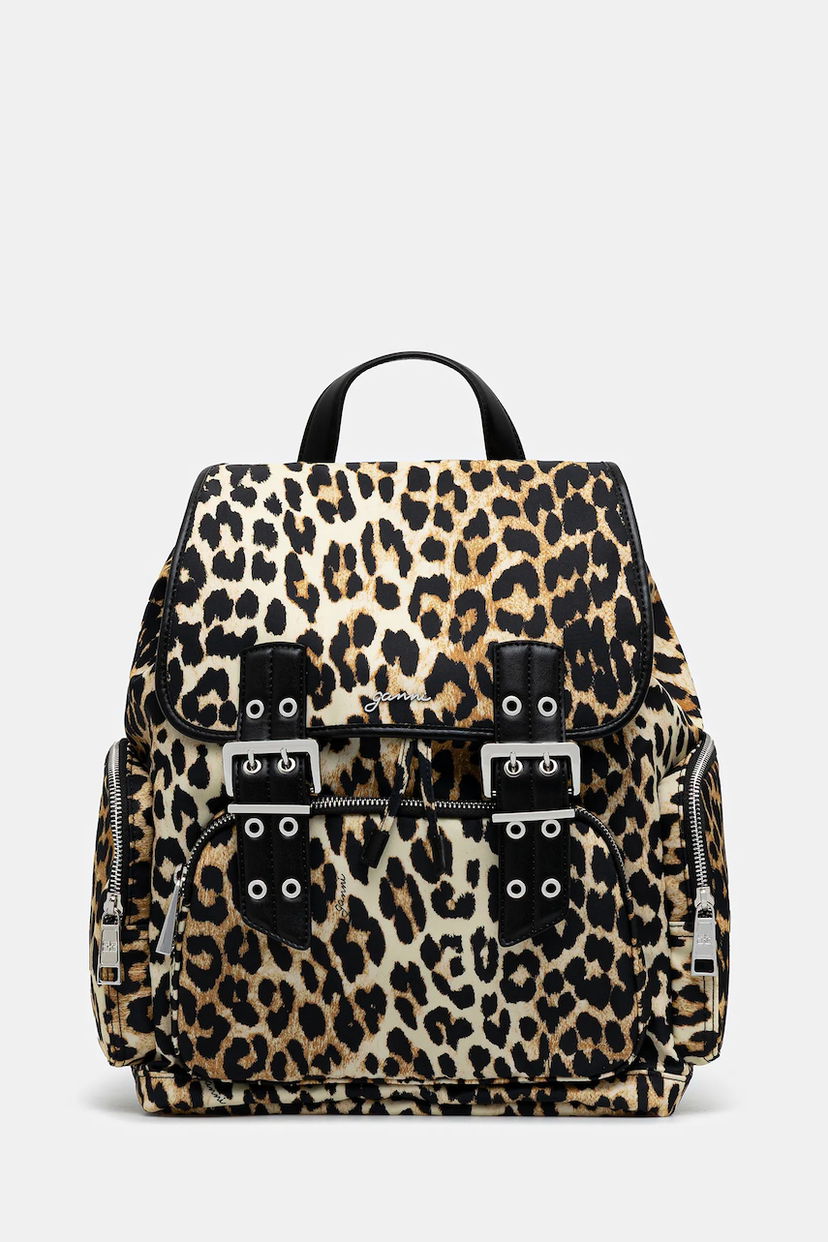 Ryggsäck GANNI GANNI Bucky Nylon Print Backpack Flerfärgad | A6527