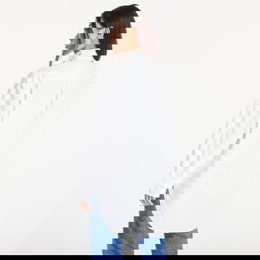 Skjorta CALVIN KLEIN Long Cotton Utility T-Shirt Bright White Vit | J20J223867 YAF, 2