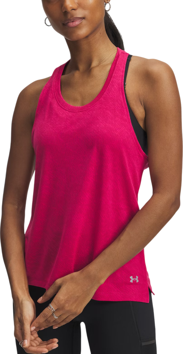 Linne Under Armour UA Launch Camo Singlet Rosa | 6000013-681