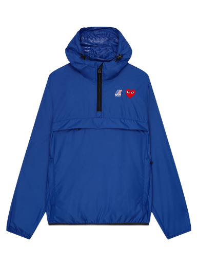 Vindjacka Comme des Garçons PLAY x K-Way Half-Zip Packable Jacket Blå | P1J502 2