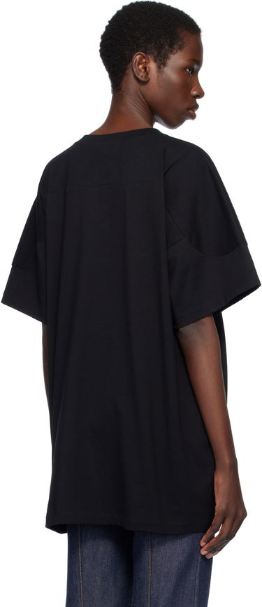 T-shirt Stella McCartney Stella McCartney Leopard Mascot T-Shirt Svart | 6J04103SQA05, 2