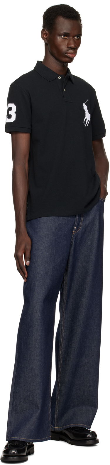 Polotröja Polo by Ralph Lauren Polo Ralph Lauren Black Big Pony Polo Svart | 710688969001, 3