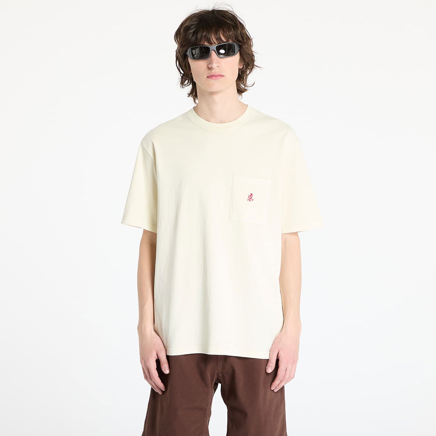T-shirt GRAMICCI Gramicci One Point Tee Beige | G304-OGJ-PG NATURAL PIGMENT, 0