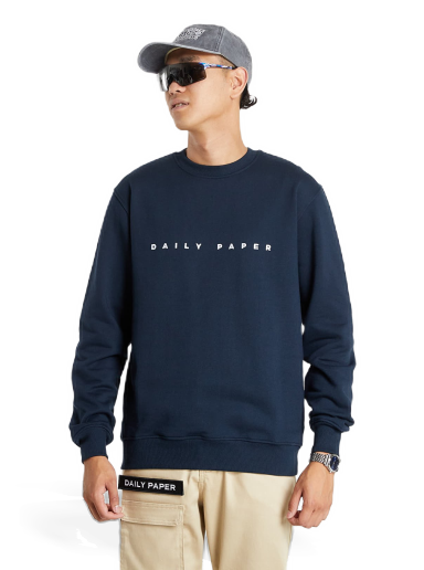 Sweatshirt DAILY PAPER Alias Sweater Mörkblå | 191326