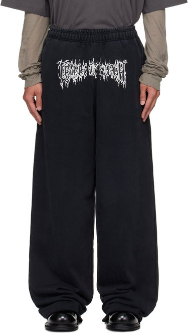Träningsbyxor VETEMENTS Vetements Cradle of Filth Baggy Sweatpants Svart | UCF76SP100B, 0