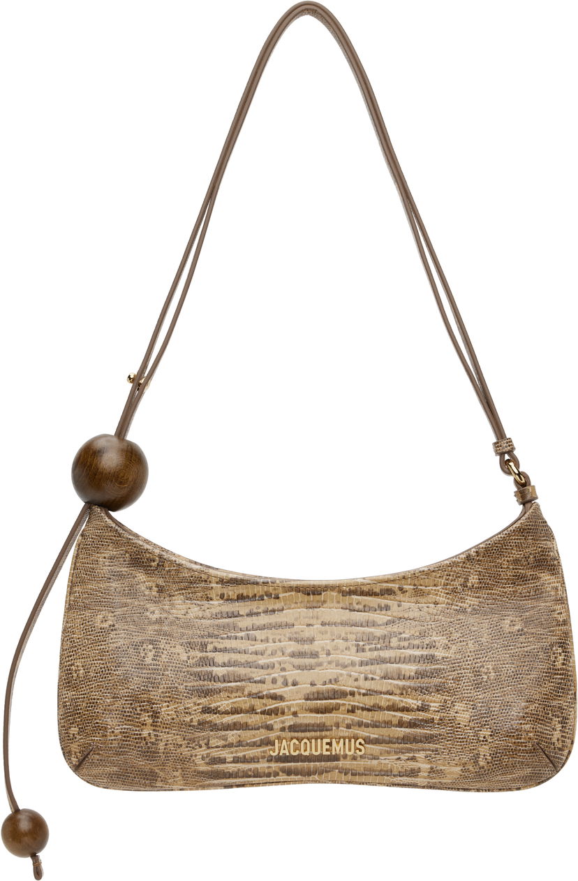 Axelväska Jacquemus Jacquemus 'The Bisou Perle' Shoulder Bag Brun | 25E233BA057-3231