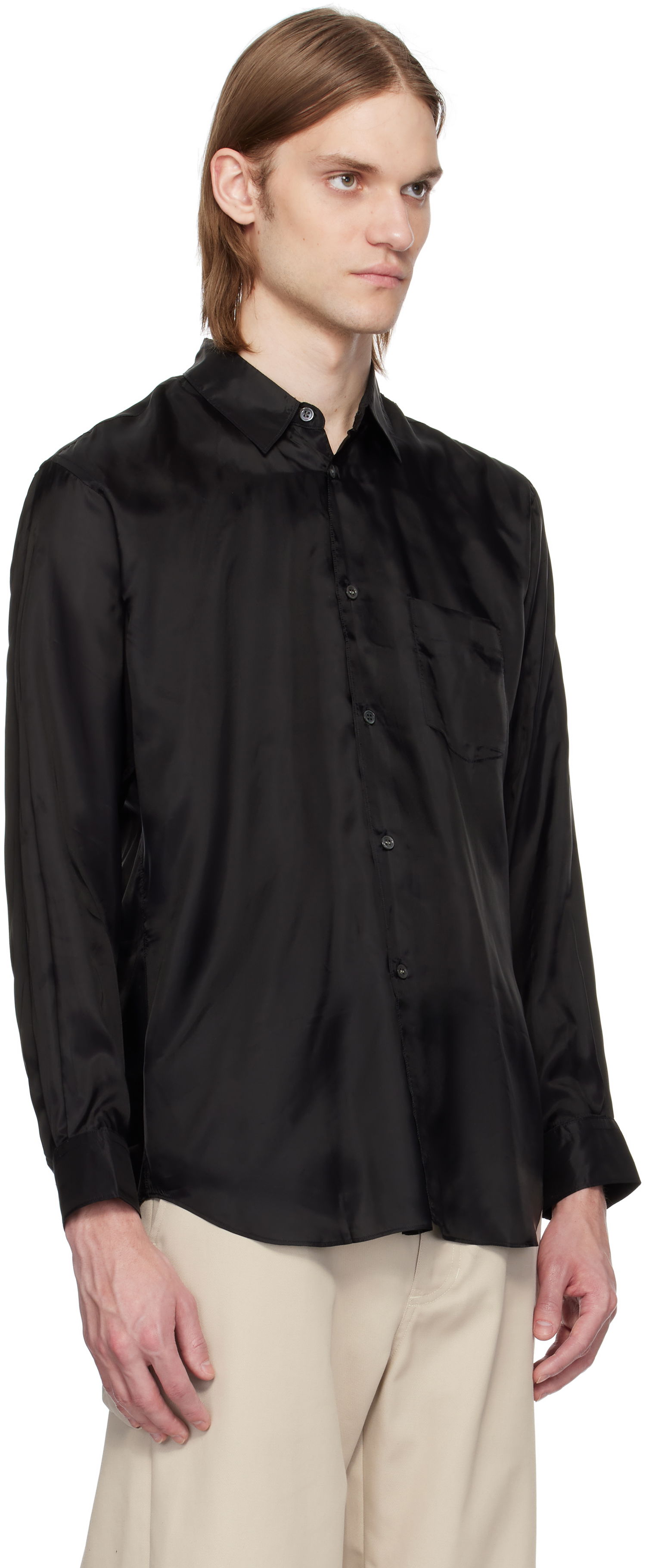 Skjorta Comme des Garçons Buttoned Shirt Svart | FZ-B132-051, 1