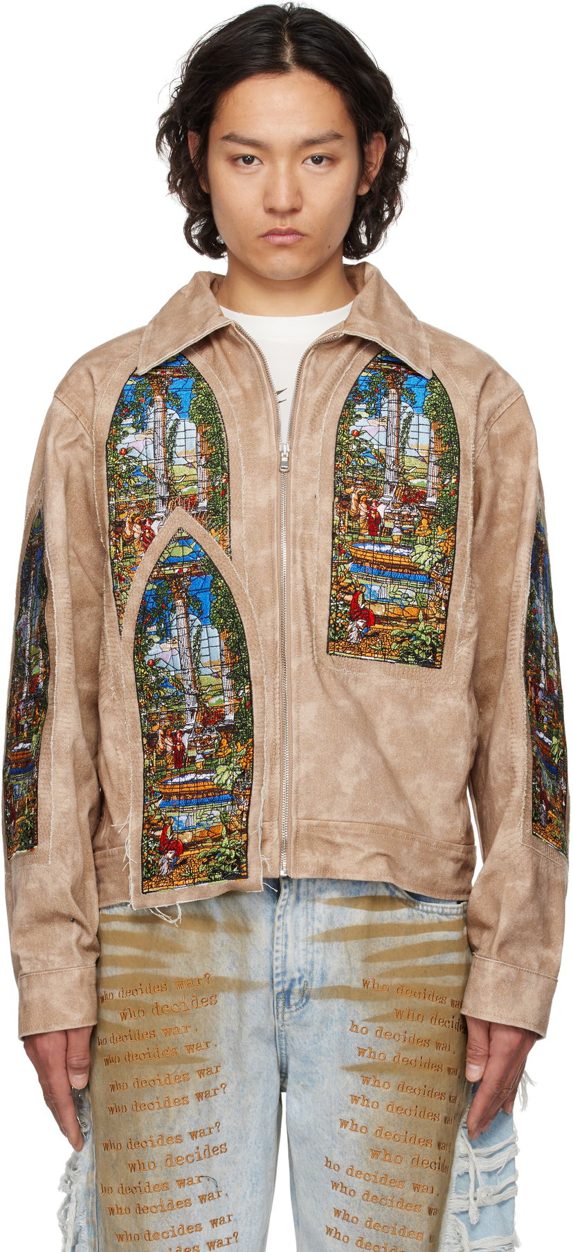 Jacka Who Decides War Who Decides War Eden Trucker Jacket Beige | 1131260022SS25