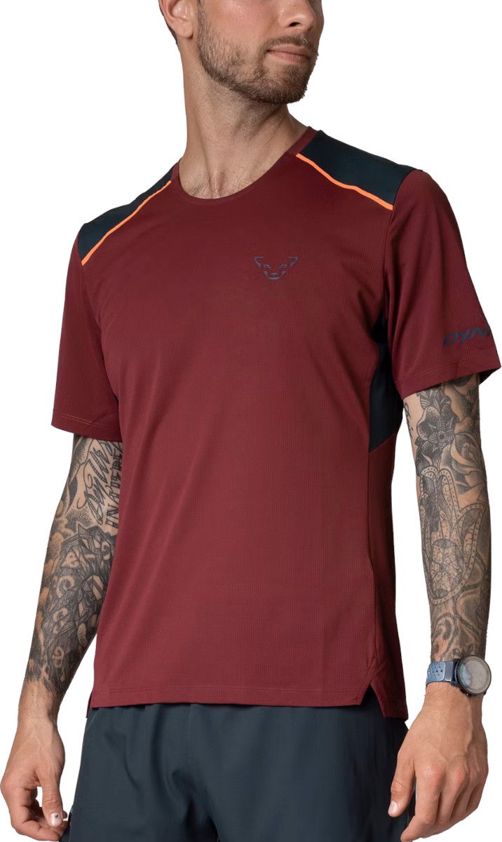 T-shirt Dynafit SKY T-Shirt Short Sleeve Röd | 08-0000071649-6561