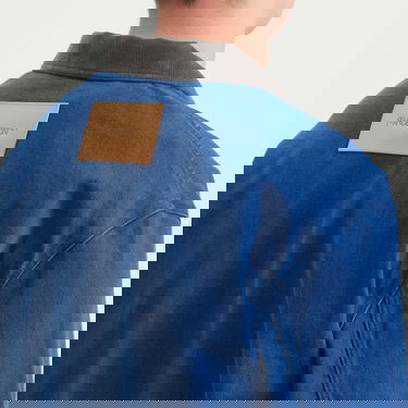 Skjorta JW Anderson JW Anderson Patch Pocket Rugby Shirt, Size Small Blå | DS0014-PG1835-727, 5