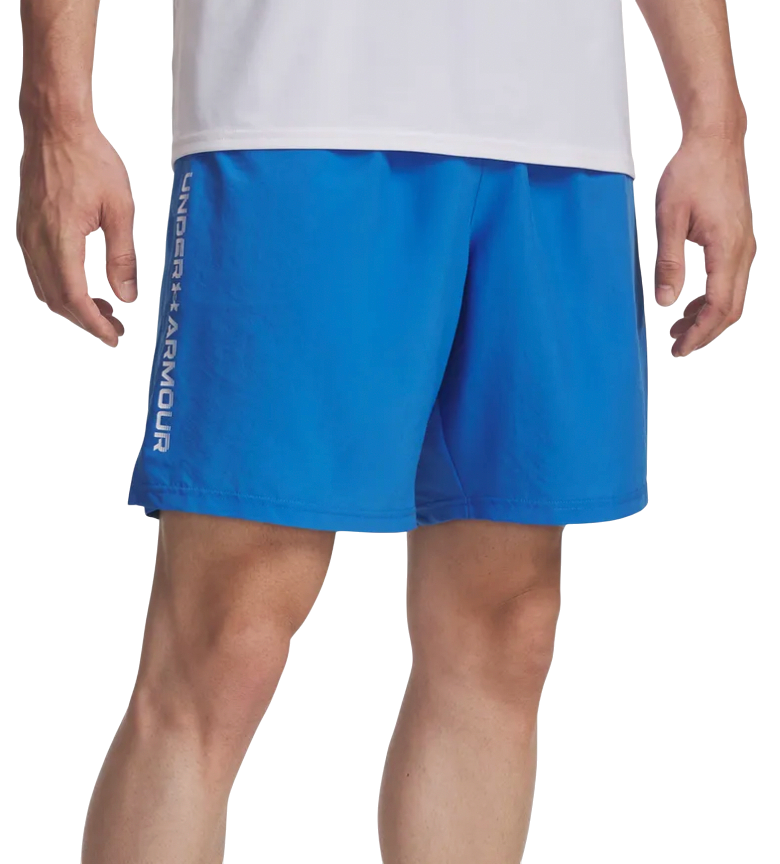 Shorts Under Armour UA Tech Woven Wordmark Shorts Blå | 1383356-402, 0