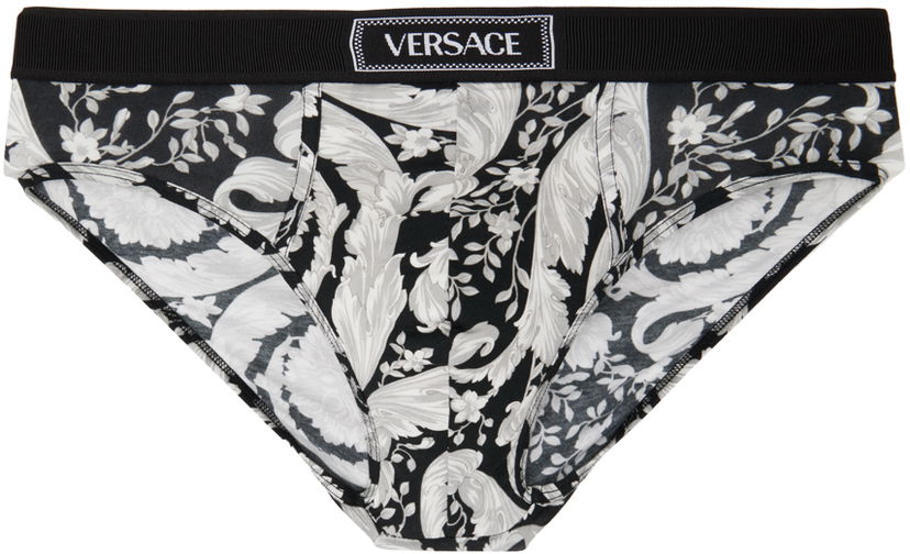 Trosor Versace Low-Rise Briefs Svart | 1014036_1A11603