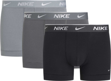 Boxare Nike Nike Cotton Trunk Boxer Shorts (3 Pairs) Grå | ke1008-u91, 0