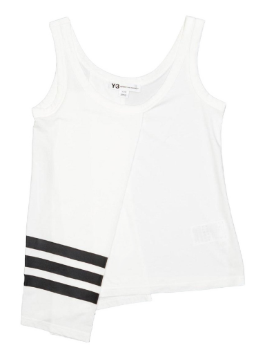 Linne adidas Originals Y-3 3 Stripes Tank Top Vit | CY8457