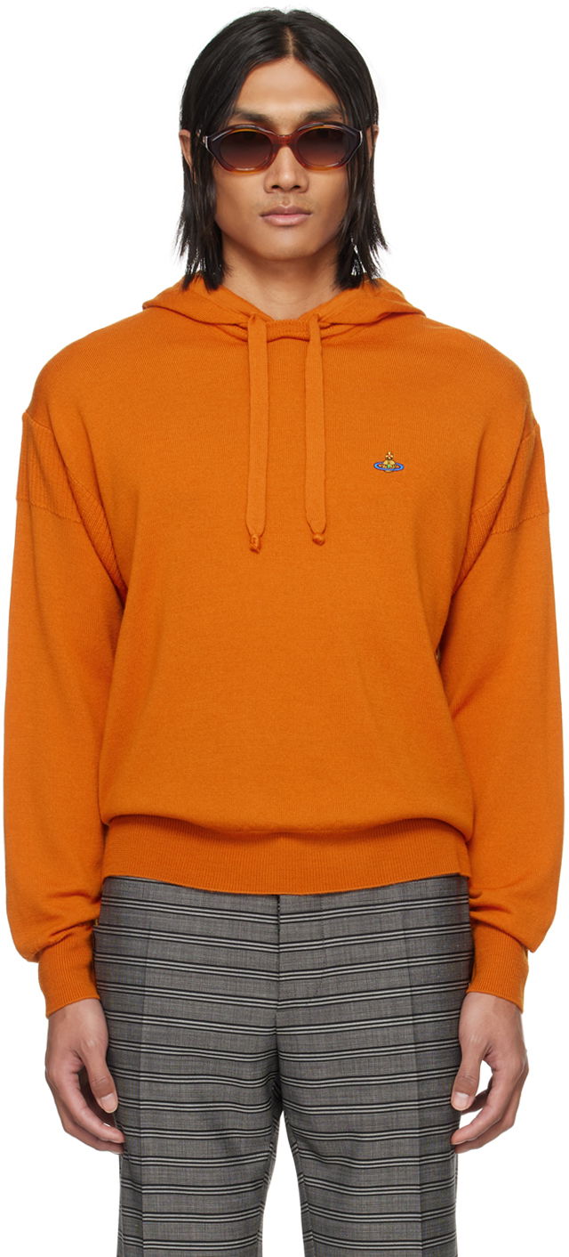 Sweatshirt Vivienne Westwood Virgin Wool Hoodie Orange | 3803002N-Y0006-