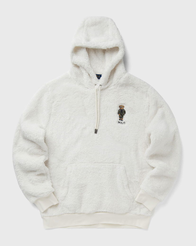 Sweatshirt Polo by Ralph Lauren Polo Ralph Lauren Faux Fur Hoodie Vit | 710930550004