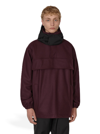 Jacka GR10K Wool Cloth Smock Jacket Bourgogne | AW22GR3D3WT BY
