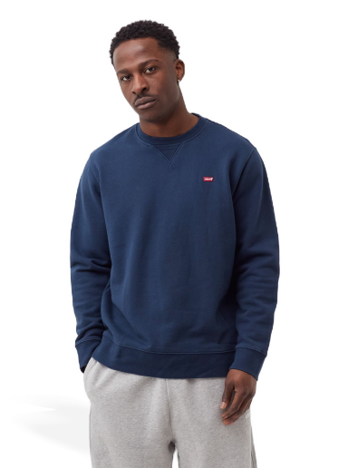 Sweatshirt Levi's New Original Crew Mörkblå | 35909-0001