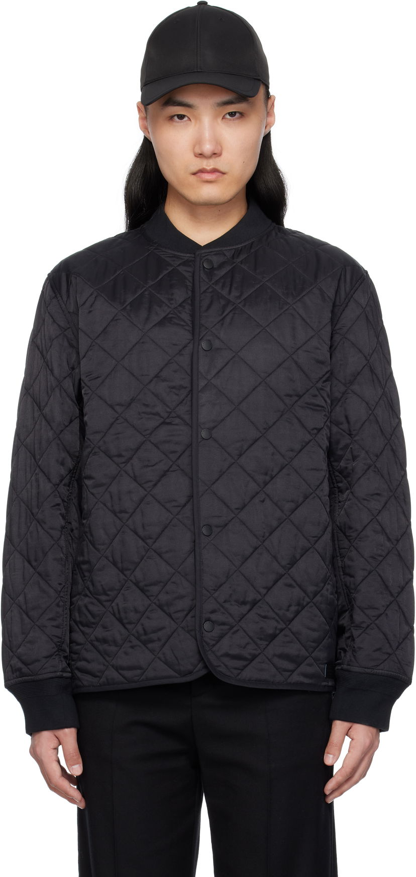 Pufferjacka rag & bone Rag & Bone Focus Quilted Liner Jacket Svart | MBW25S2028BNML